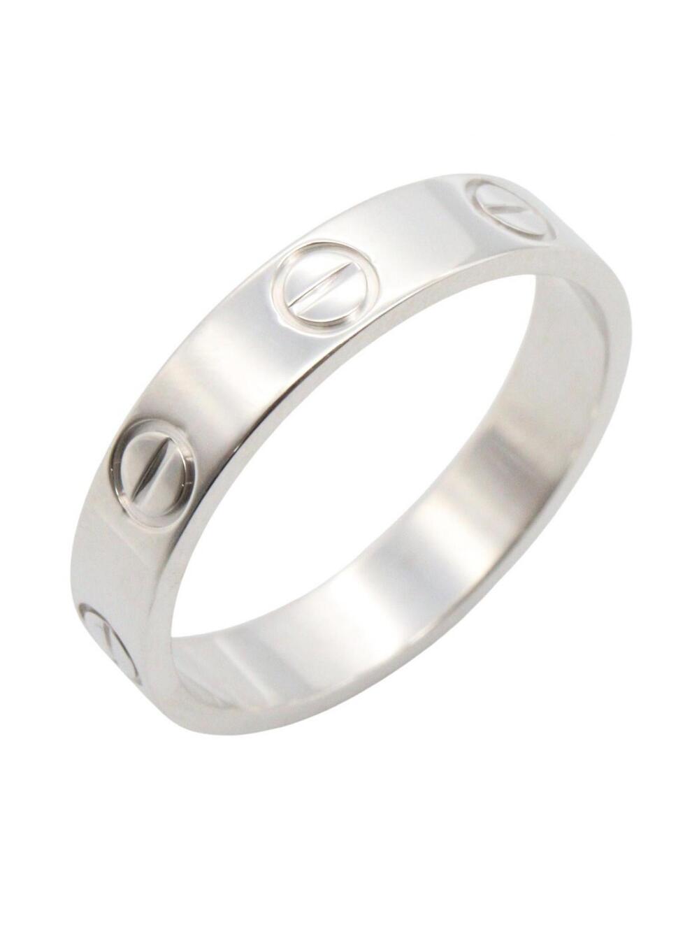 Cartier Mini Love Ring 18Kwg White Gold #282683C13B